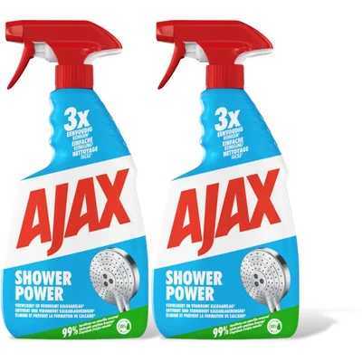 Ajax Shower power spray 2-pack