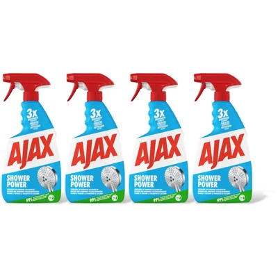 Ajax Shower power spray 4-pack