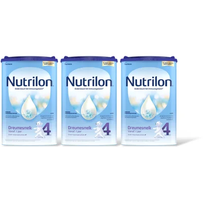 Nutrilon 4 dreumesmelk 12+ maanden 3-pack
