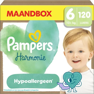 Pampers Harmonie luiers maat 6 maandbox