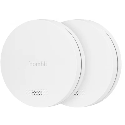 Hombli 2x Smoke detector white