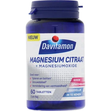 Davitamon Magnesium Citraat Tabletten 60 stuks