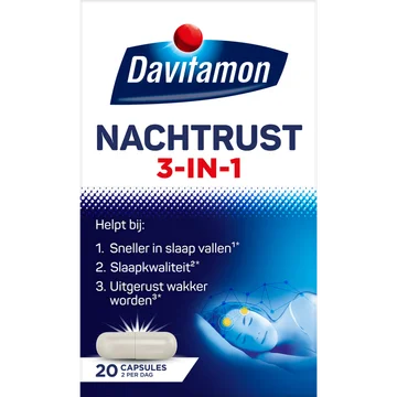 Davitamon Voedingssupplement  Nachtrust 3-in-1 20 caps