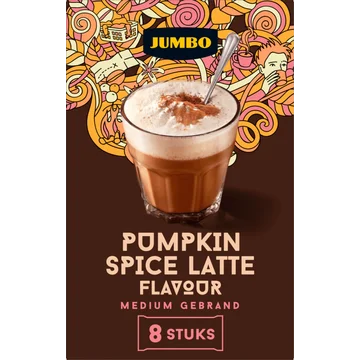 Jumbo Pumpkin Spice Latte 8 stuks