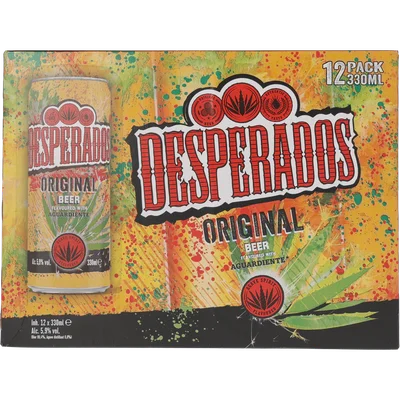 Desperados Bier regular 12st.