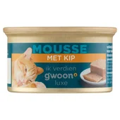 g'woon kattenvoer mousse kip