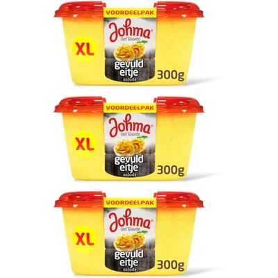 Johma Gevuld eitje salade XL 3-packb