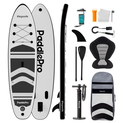 Lifegoods Sup board allround with seat black