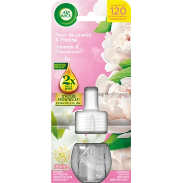 AirWick Elektrische Luchtverfrisser Jasmijn & Pioenroos 19ML