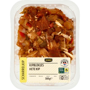 Jumbo Scharrelkip Kipblokjes Hete Kip 300 g