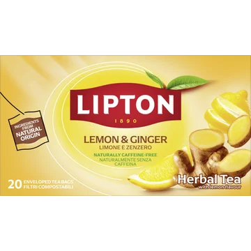 Lipton Lemon & Ginger 20 stuks