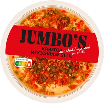 Jumbo's Kaasdip Mexicaanse Stijl  met Cheddarsmaak en Chili 150 g