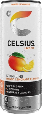 Celsius Mango lemonade