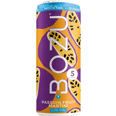 BOZU Passionfruit Martini 0.0 Mocktail
