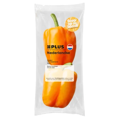 Neutraal Paprika oranje