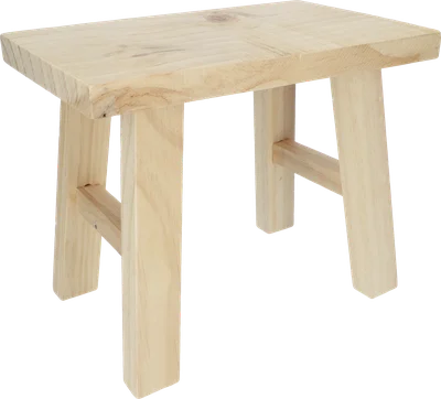 Houten bijzettafel 31x19x25cm