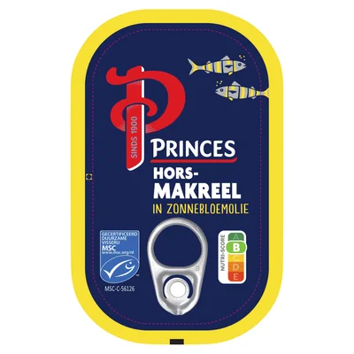 Princes Makreelfilet in zonnebloemolie