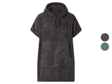 CRIVIT Badstof poncho met capuchon