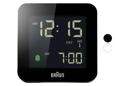 BRAUN Digitale wekker BC09B-DCF - radiogestuurd