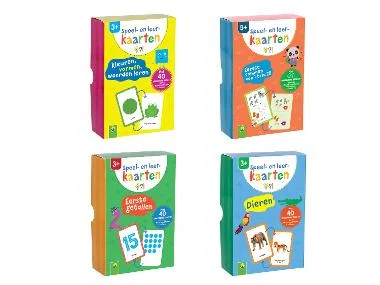 Kinder speel- en leerkaarten