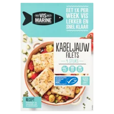 Vis Marine Kabeljauw Filets 4 stuks