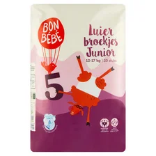Bonbebe Luierbroekjes 5 junior 2-17 kg Zak 20 st (4 st)