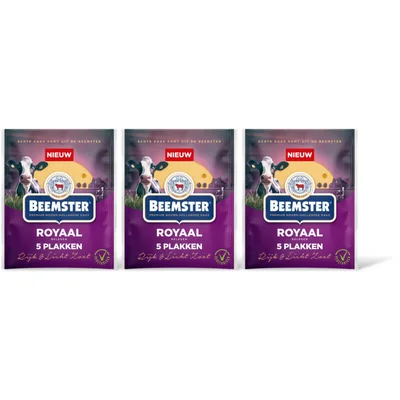 Beemster Royaal belegen plakken 3-pack
