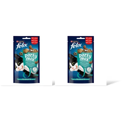 Felix Party mix seaside kattensnack 2-pack