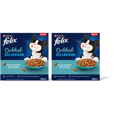 Felix Dubbel lekker zalm,zeevis,rode biet 2pk