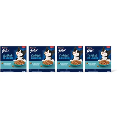 Felix Dubbel lekker zalm,zeevis,rode biet 4pk