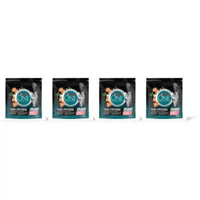 Purina ONE High protein zalm 4-pack