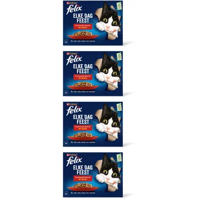 Felix Elke dag feest countryside gelei 4-pack