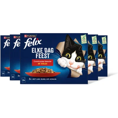 Felix Elke dag feest countryside gelei 5-pack