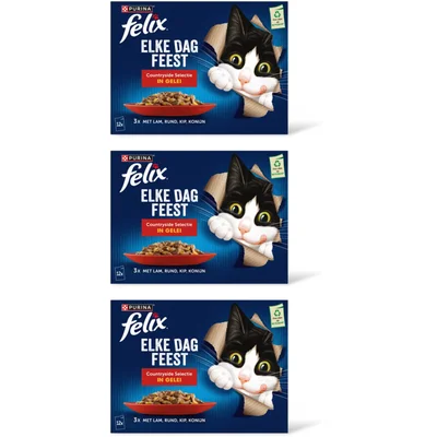 Felix Elke dag feest countryside gelei 3-pack