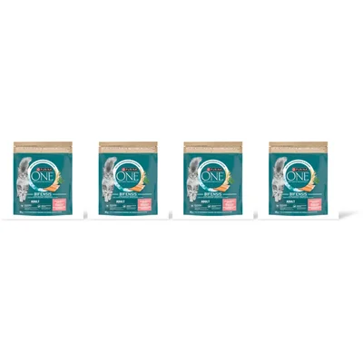 Purina ONE Adult rijk aan zalm 4-pack