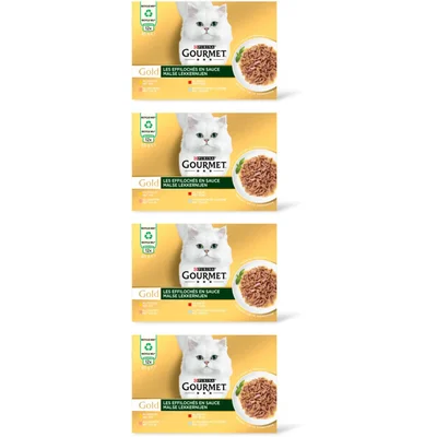 Gourmet Gold malse lekkernijen kip zalm rund 4pk