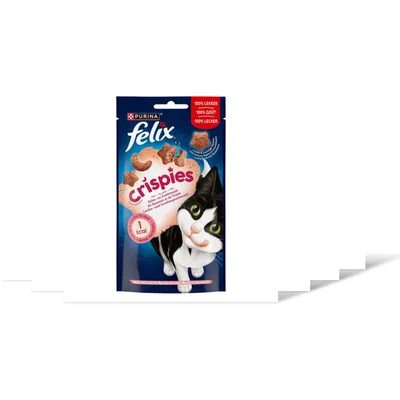 Felix Crispies zalm- & forelsmaak katsnack 6pk