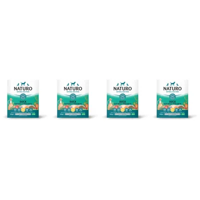 Naturo Eend en rijst voor de hond 4-pack