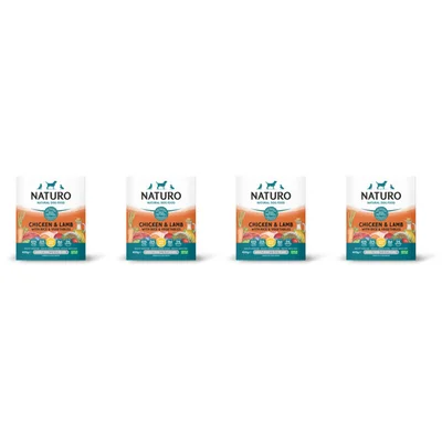 Naturo Kip lam en rijst voor de hond 4-pack