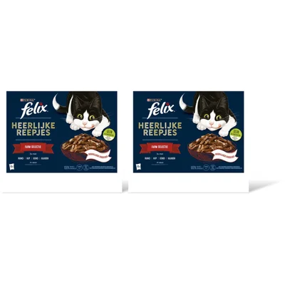 Felix Heerlijke reepjes farm selectie saus 2pk