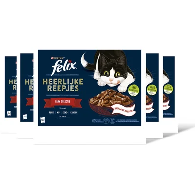 Felix Heerlijke reepjes farm selectie saus 5pk