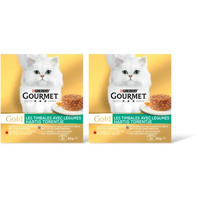Gourmet Gold hartig torentje mt kip rund lam 2pk