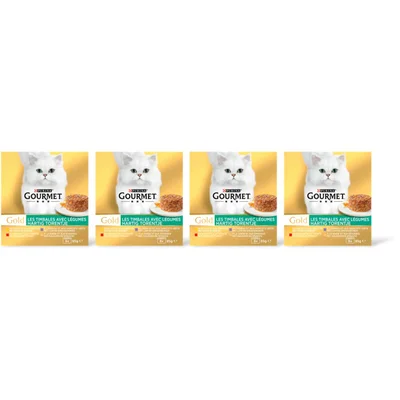 Gourmet Gold hartig torentje mt kip rund lam 4pk