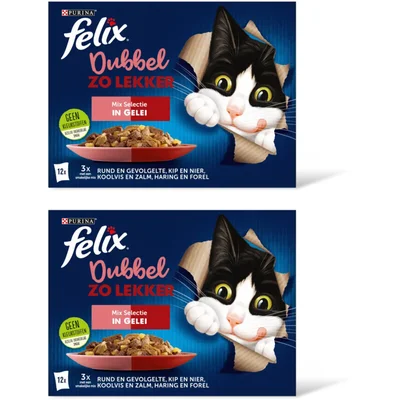 Felix Dubbel zo lekker mix in gelei 2-pack