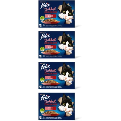 Felix Dubbel zo lekker mix in gelei 4-pack