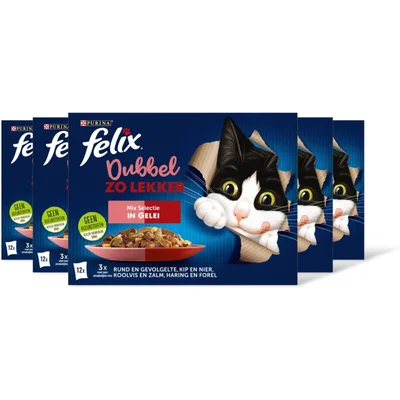 Felix Dubbel zo lekker mix in gelei 5-pack