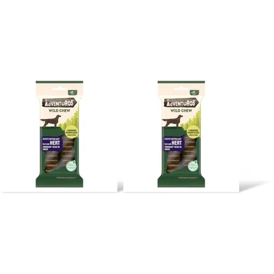 Adventuros Wild chew hert hondensnack medium 2-pack