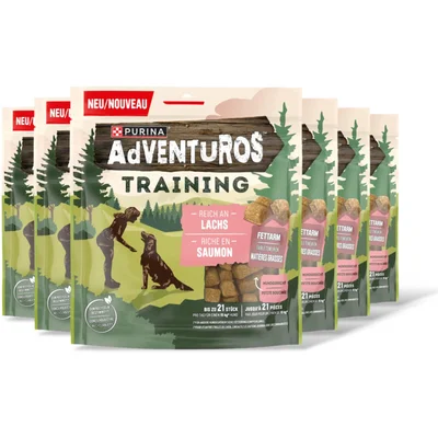 Adventuros Training hondensnacks rijk aan zalm 6pk