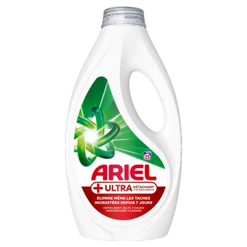 Ariel Wasmiddel +Ultra Vlekverwijdering, 25 Wasbeurten