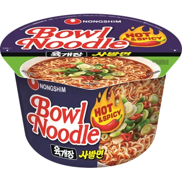 Nongshim Instant Noodles Hot & Spicy Bowl 100g